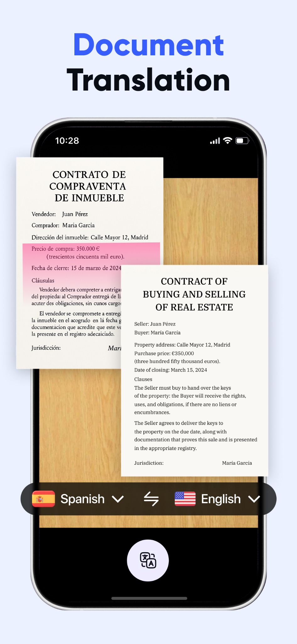 Translate plain text fast